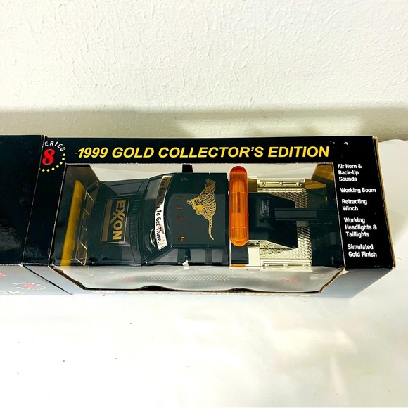 1999 EXXON GOLD COLLECTOR'S EDITION GOLD TOW TRUCK NIB VINTAGE - Picture 6 of 6